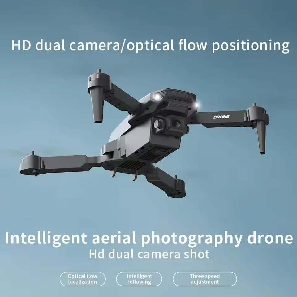 2026 New E88 Pro RC Drone 4K 1080P Wide Angle Dual HD Camera Foldable Quadcopter WiFi FPV Altitude Hold