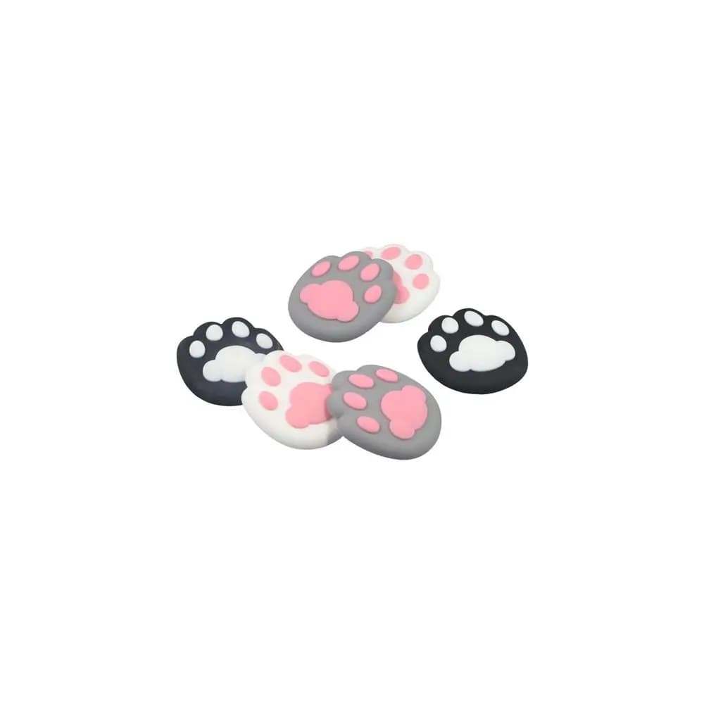 2 Pezzi Protezione Murale a Cartone Animato, Paracolpi per Porta Anti-collisione, Fermaporta a Zampa di Gatto in Silicone, Ammortizzatore Silenzioso per Maniglia della Porta, Protezione Mobili