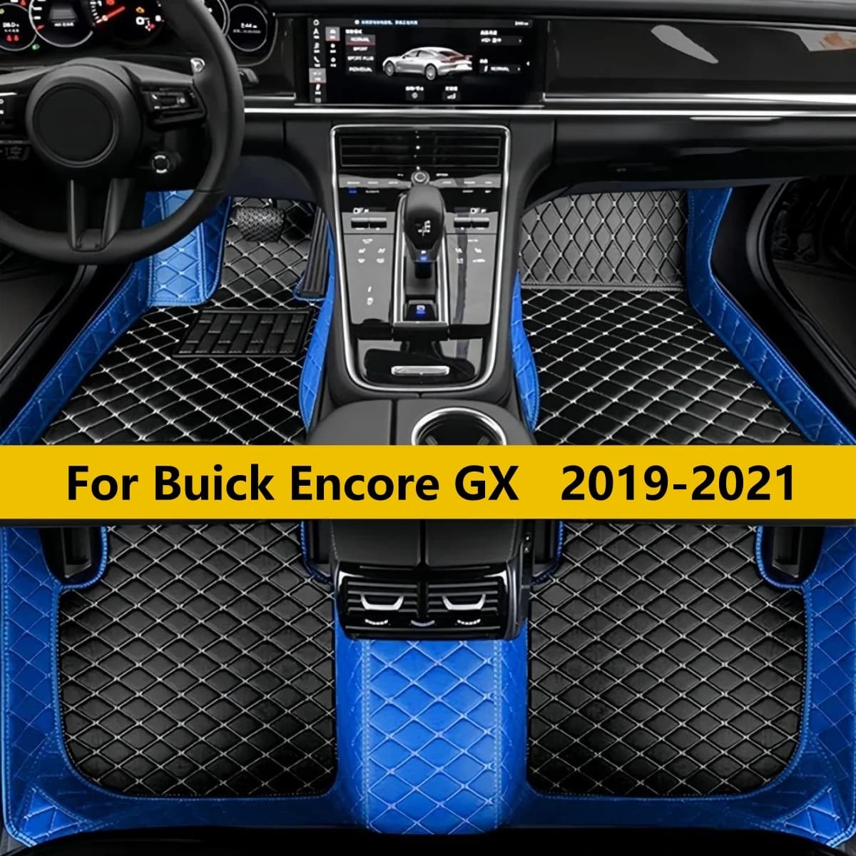 Car Floor Mats Fit For Buick Encore GX 2019 2020 2021 Auto Anti-dirt Full Set Carpet Pads Vehicle Foot Matts Rugs