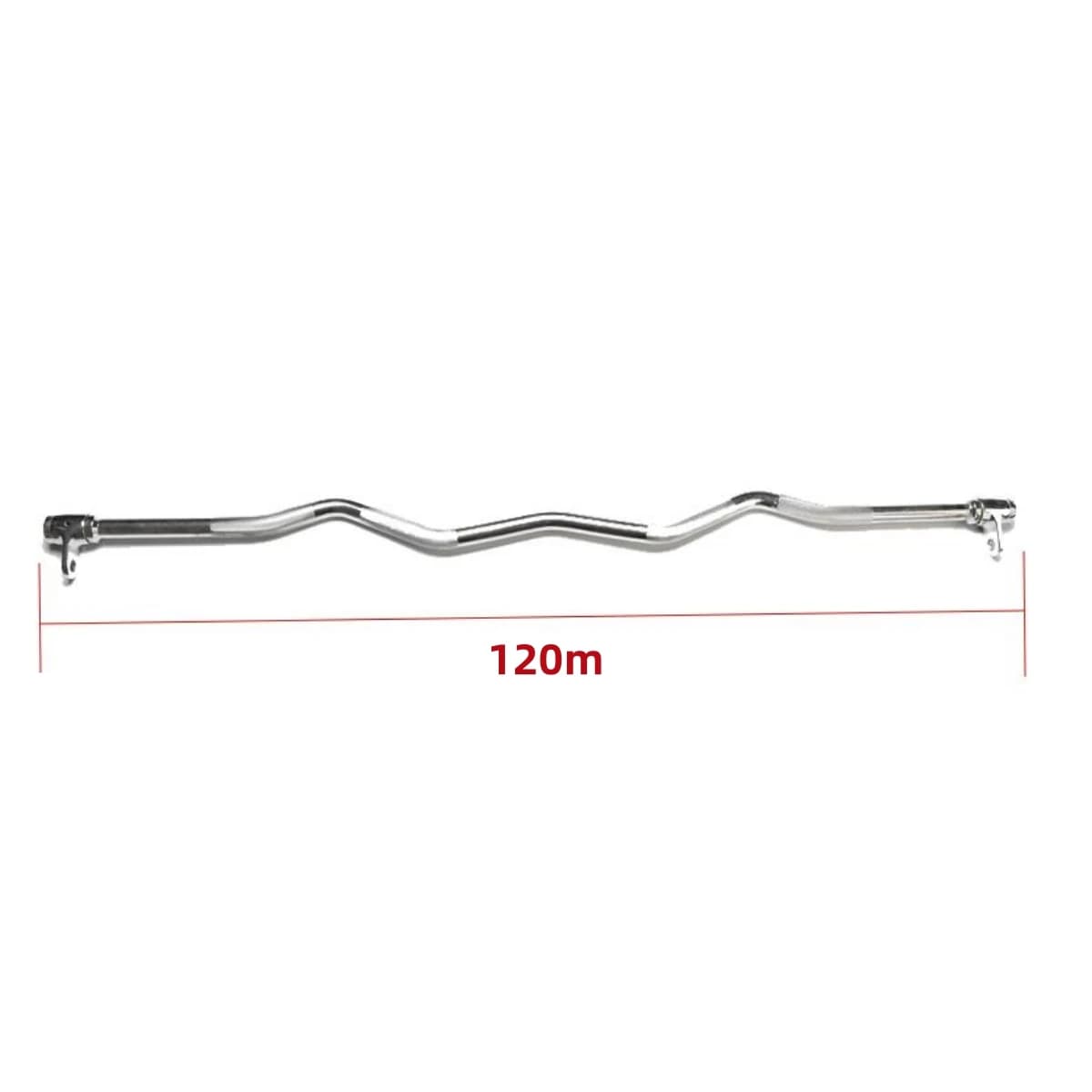 Palestra 1.2m LAT Pull Down T-bar asta dritta/curva per bicipiti tricipiti braccio forza allenamento puleggia accessori per il sistema Fitness