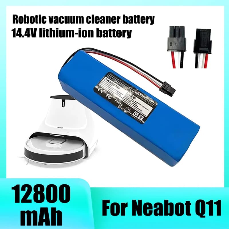 14.4V 5200mAh -12800mAh, battery pack replacement for Neabot Q11 series robot vacuum cleaner