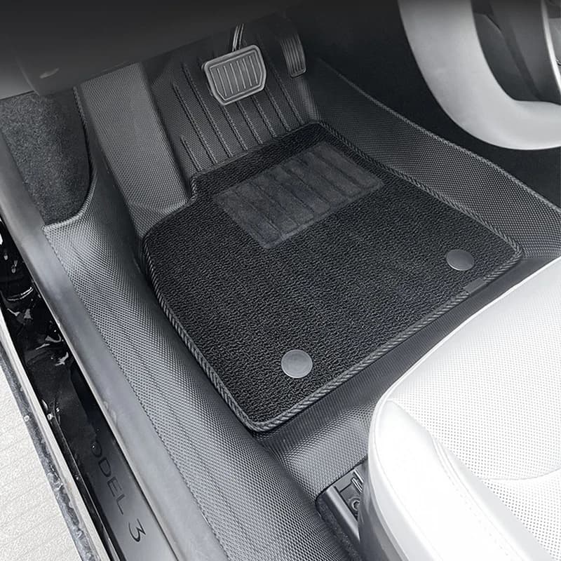 Accessori interni per auto su misura Tappetino in gomma per 2021 2022 2023 Tesla Model S Tappetino per bagagliaio con guida a sinistra Tappetino in TPE