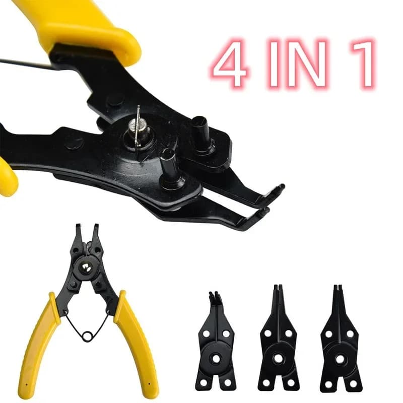 N. 4 inch Set of 1 ring pliers Instant ring pliers Multiple crimping pliers Head fixed ring pliers Multifunction manual instrument