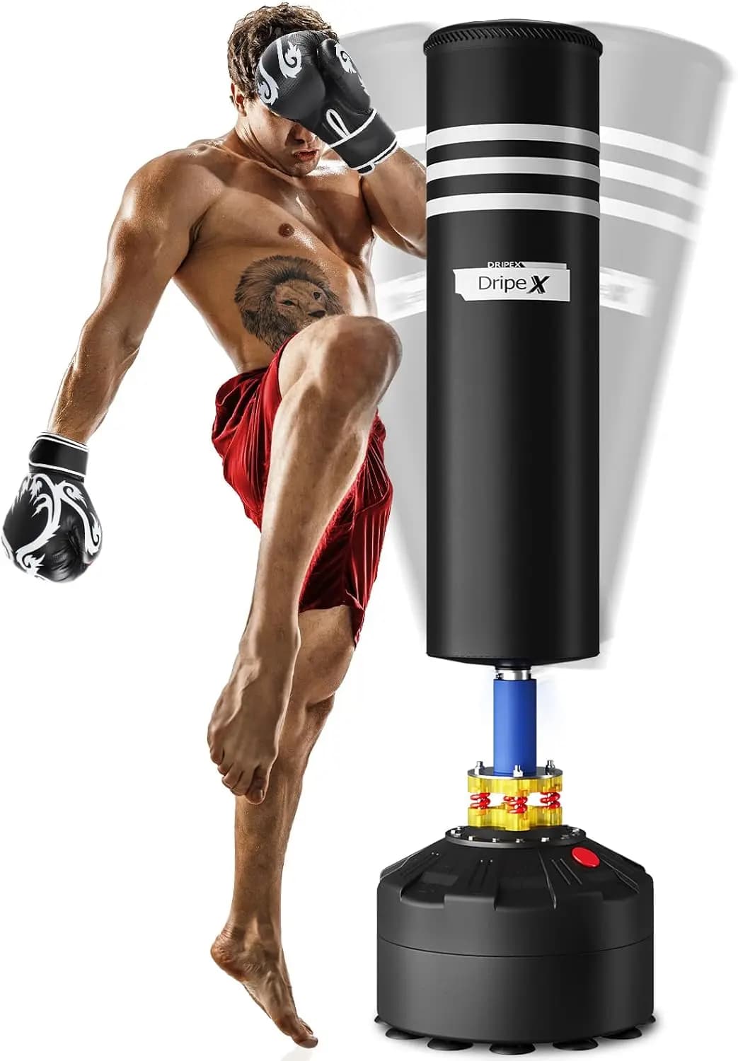 69'' Freestanding Punching Bag for Adults, Heavy Boxing Bag with Stand, Home Gym Boxing Equipment for Fight Camp