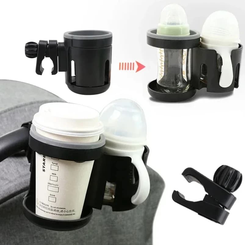 Accessori universali per passeggino per carrozzina Portabicchieri per passeggino Supporto per telefono Portabicchieri per bottiglia di latte per