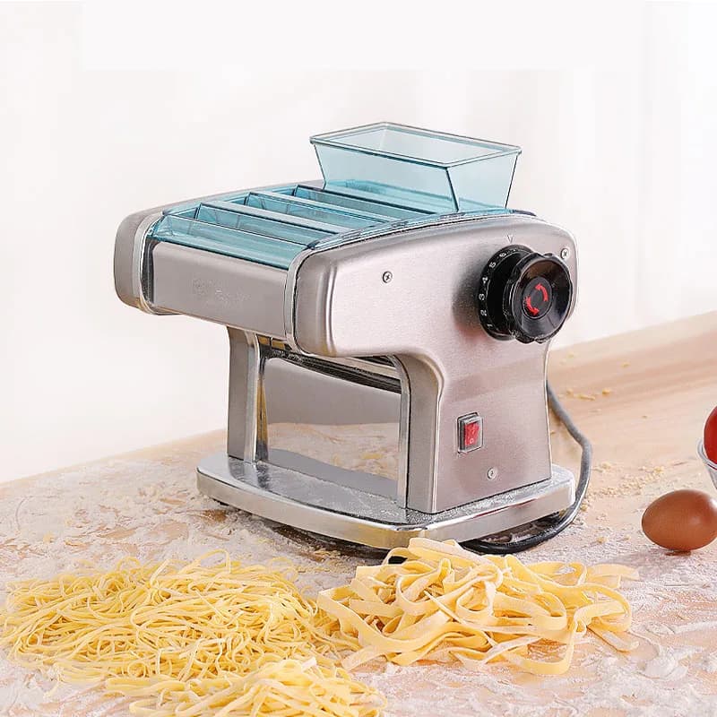 Macchina Multifunzionale per Pasta in Acciaio Inox, Elettrica 110V/220V, Pressa per Impasto e Pasta