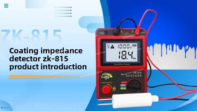 ZK-815 Paint & Solvent Resistance Tester Probe | Coating Water/Oil Conductivity Meter for Industrial Coating Testing