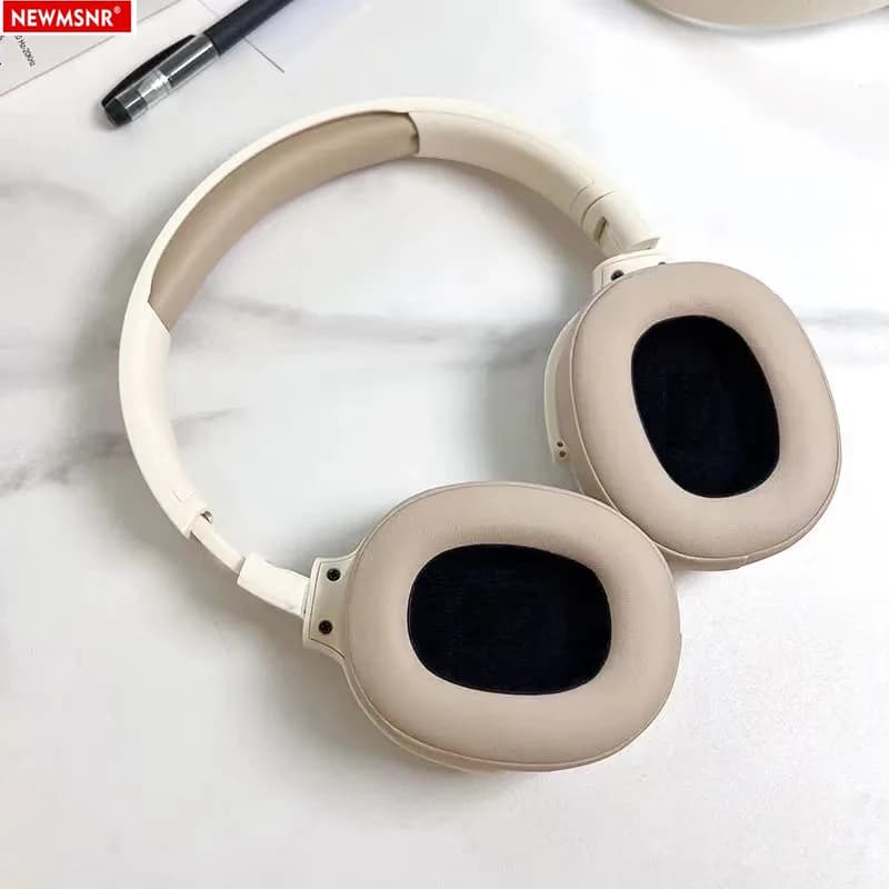 NEWMSNR Cuffie Bluetooth senza fili con audio surround 9D Cuffie over Ear Auricolari sportivi veri Lettore musicale TF/AUX con microfono HD
