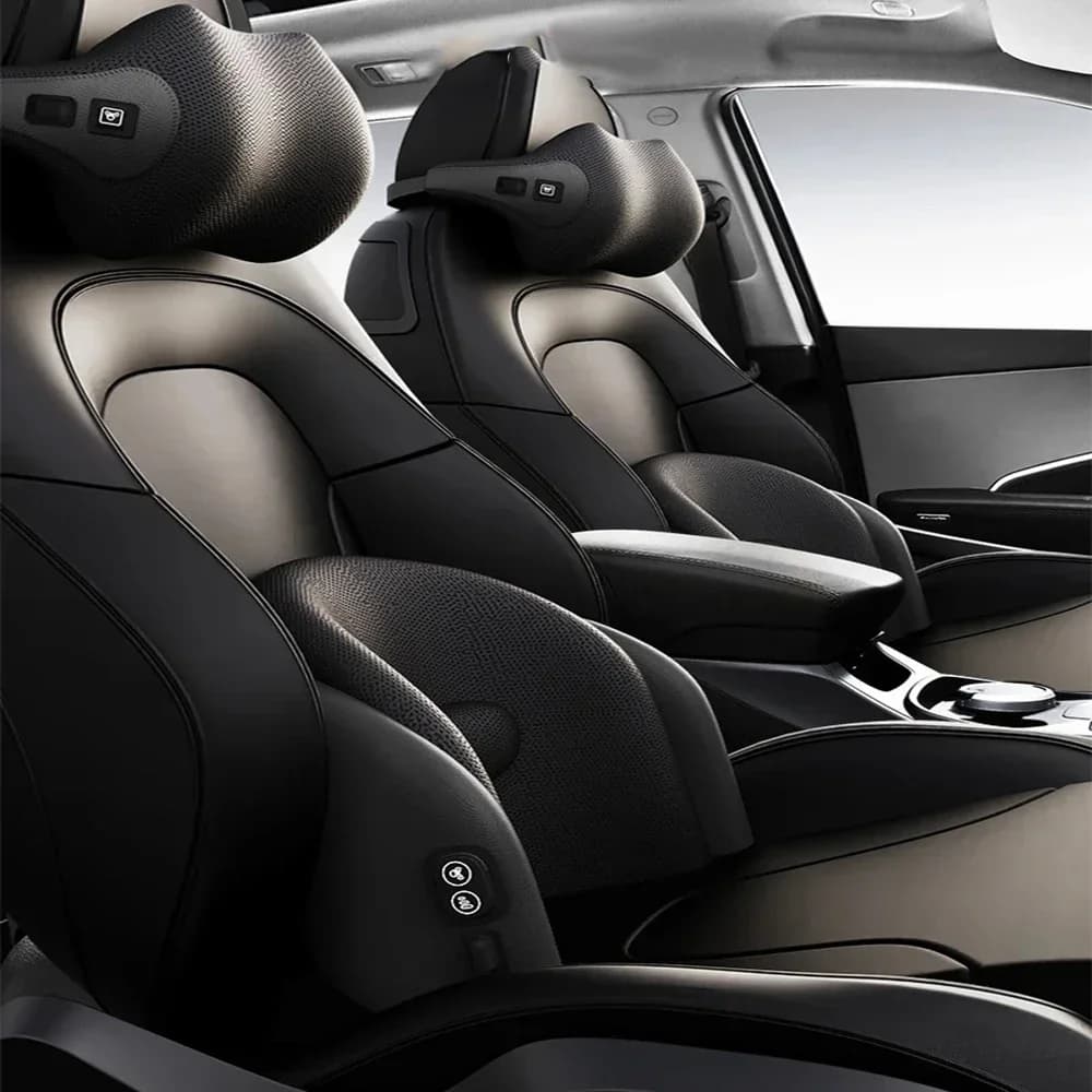 NUOVO cuscino per il collo dell'auto supporto lombare elettrico per uomo massaggio al collo cuscino per il collo dell'auto accessori per auto all'aperto seggiolino per massaggio per auto a casa