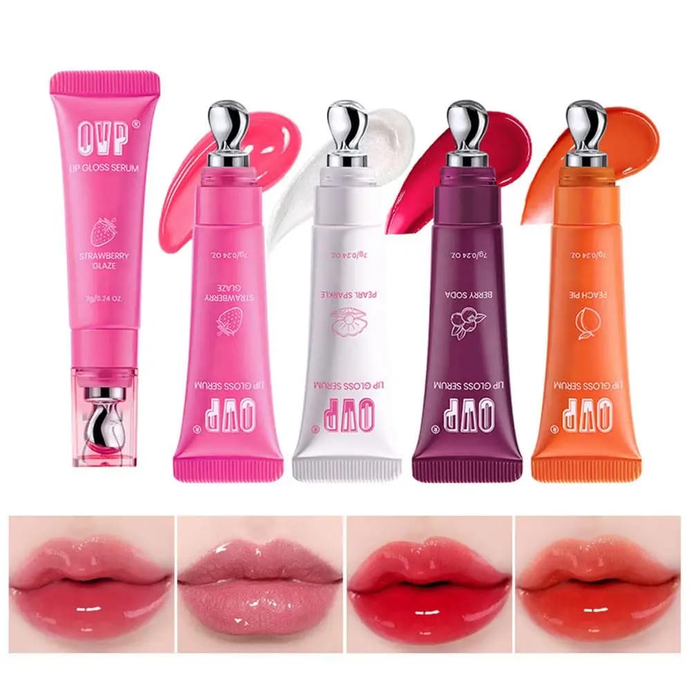 Long-lasting Moisturizing Plumping Lip Serum With Vitamin C Raspberry Lip Glowy Balm Nourish Lip Reduce Fine Lines Soothing Care