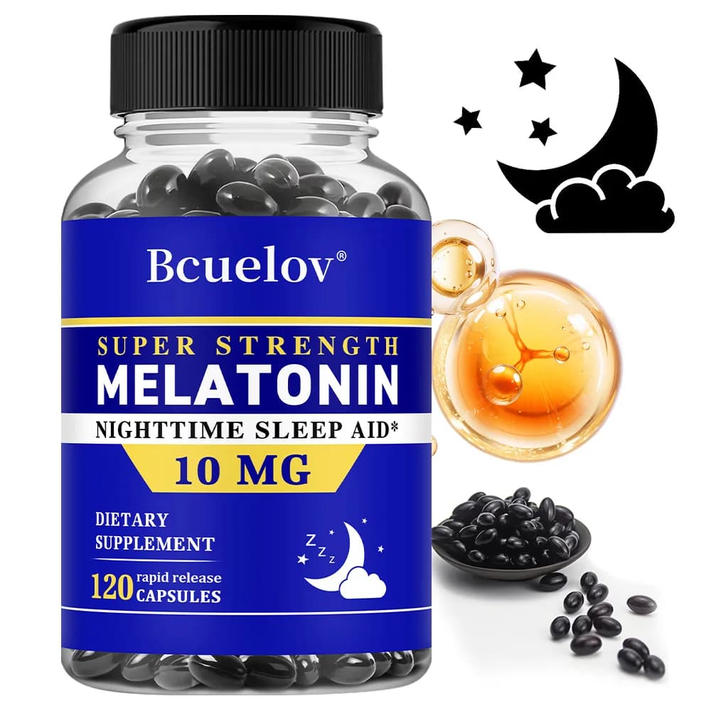 Melatonin capsules: helps to relax, improve sleep quality, promote deep sleep, improve vitality and regulate the immune system