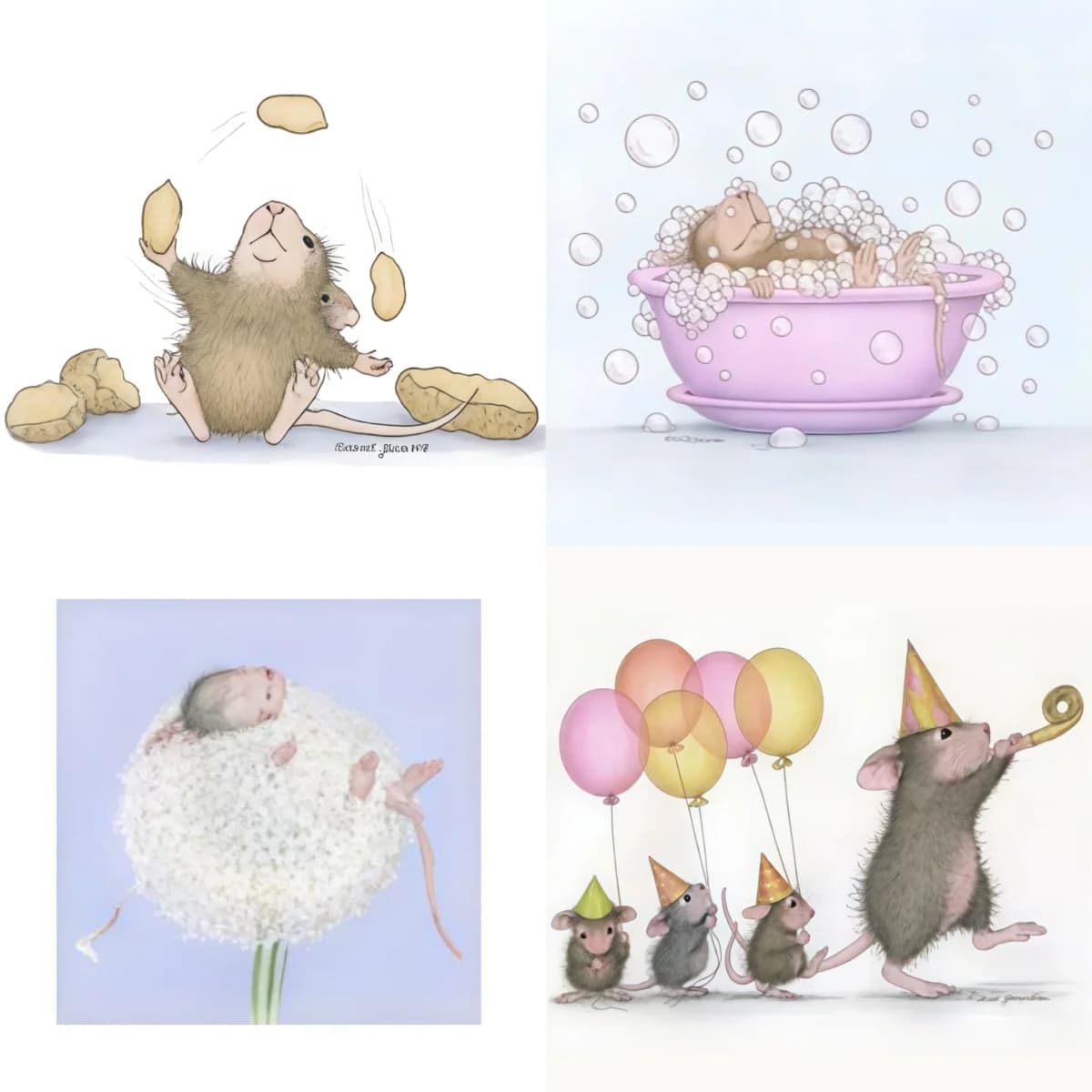 Mouse Party Parade Clear Stamps DIY Scrapbook Embossed Handcraft Paper Card Album Craft Template Supplies Decoration 2026 New