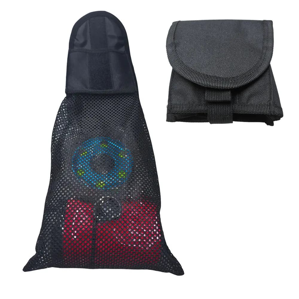 Scuba Diving Expandable Quick Pocket Mesh Pouch Bag Case Weight Scuba Dive BC BCD Gear Storage Bag