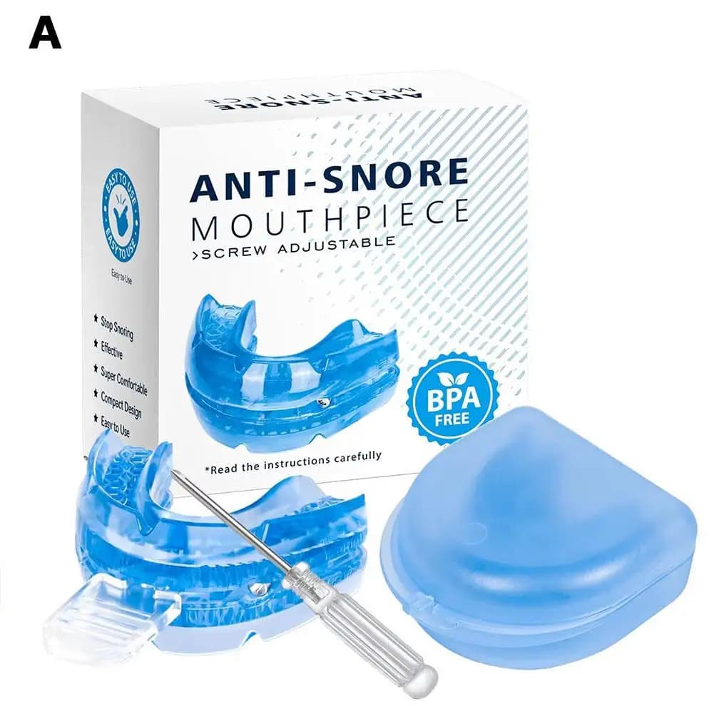 Anti-russation device Sprinkler for women Man Reduction of snoring Adjustable oral appliance more comfortable