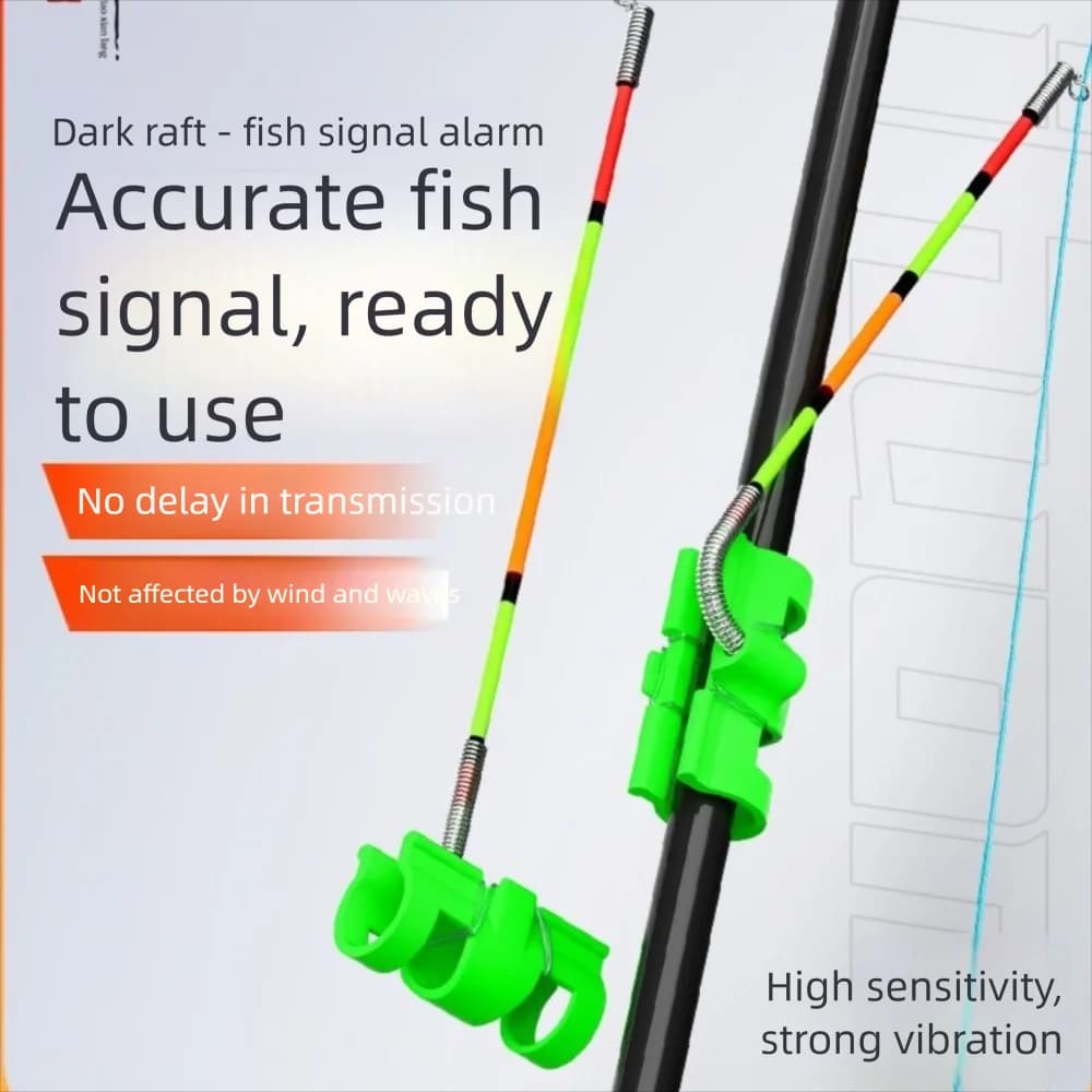 Indicatore di Abboccata per Pesca Notturna, Impermeabile, con Luce e Allarme Sonoro, Galleggiante, 2 Misure