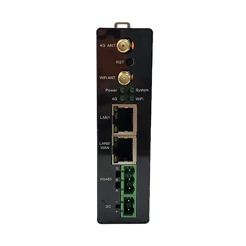 Router Industriale 4G 3G LTE con WiFi, Slot per SIM, Ethernet RJ45, Seriale RS485, Antenna a Ventosa, da Modbus RTU a TCP