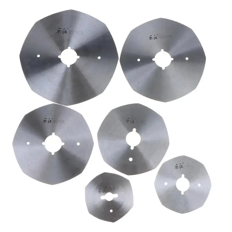 65/70/90/100/110/125MM Carbon Steel Circular Saw Blade Cloth Wheel Disc Cutter Fabric Cutting Machine Blade Tailor Shear Blade