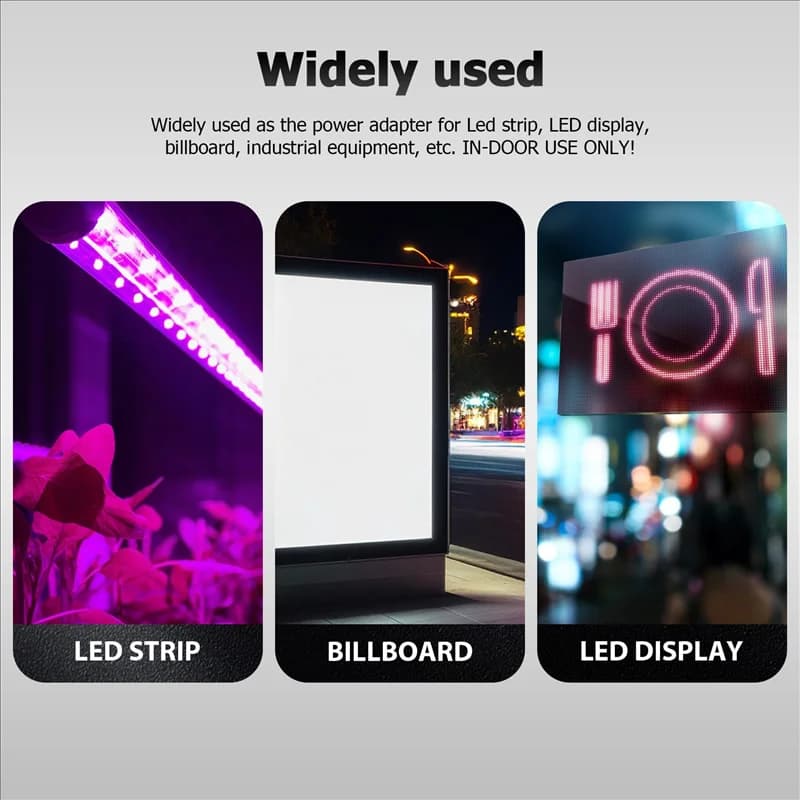 diFlash Offer! diAC 100V-240V to DC 12V 3A 36W Voltage Transformer LED Strip Power Adapter