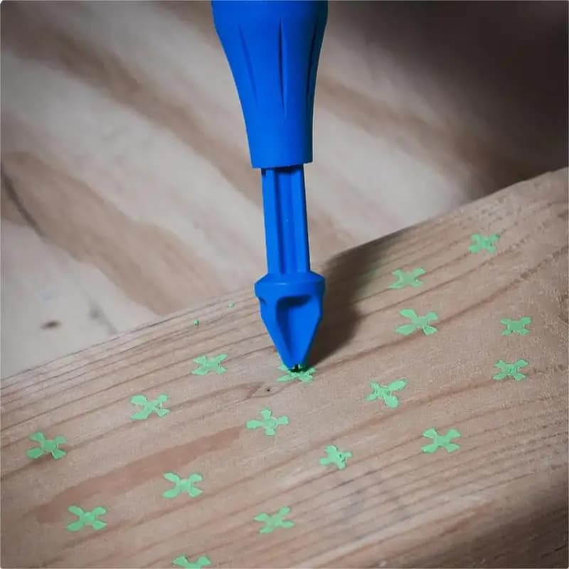 1Pc Inkjet Water Color Positioning Pen Green Scribed Notebook New Woodworking Marker Pen