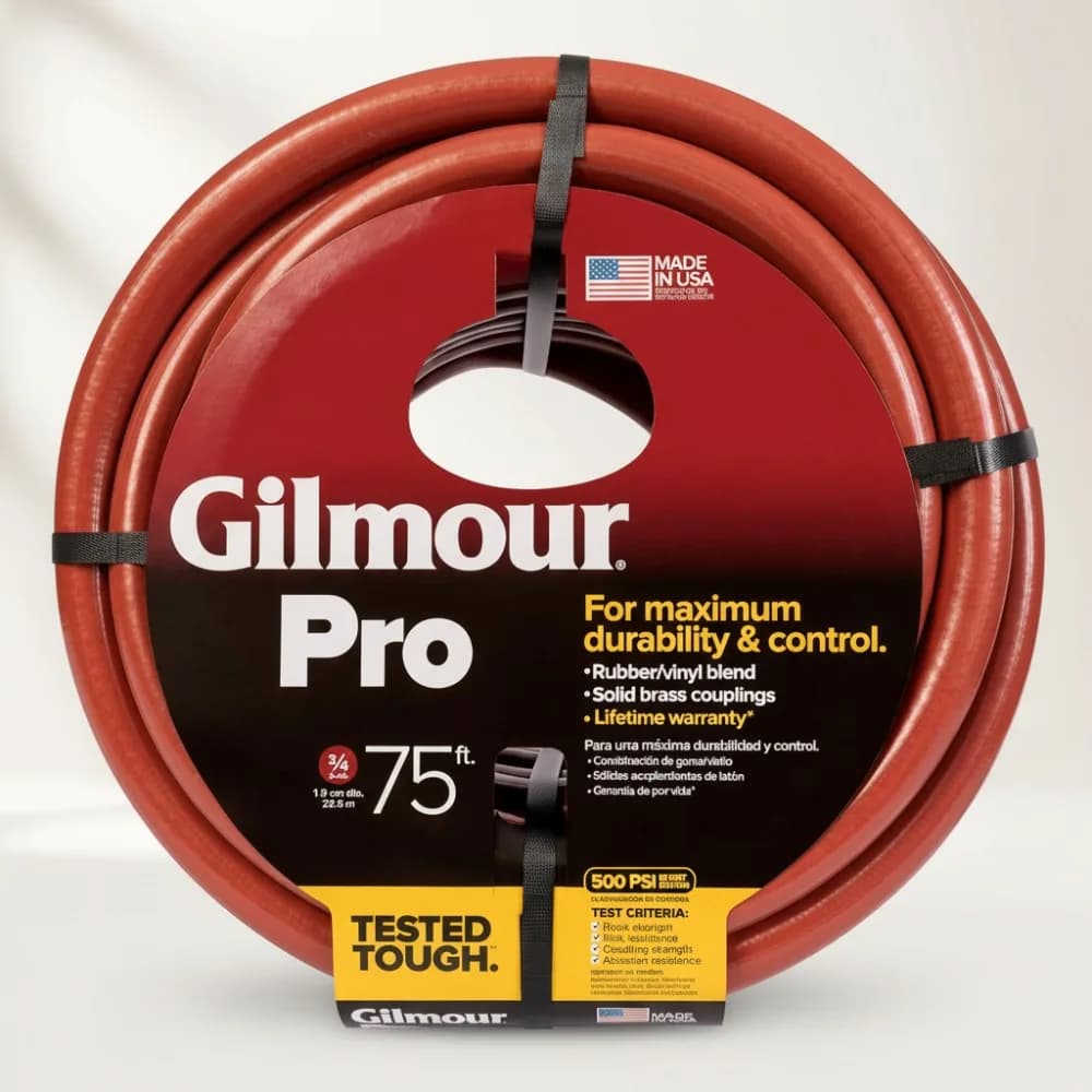 75 Foot Resistant Garden Pipe, Commercial Grade Water Pipe Shock Resistant For Outdoor Use