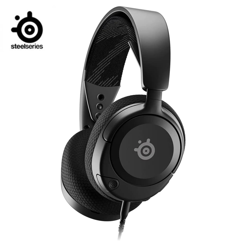 SteelSeries Arctis Nova 1 Hi-Fi Driver Multisystem Gaming Headset Light microphone with PC noise cancelling, PS5/PS4. Switch, Xbox