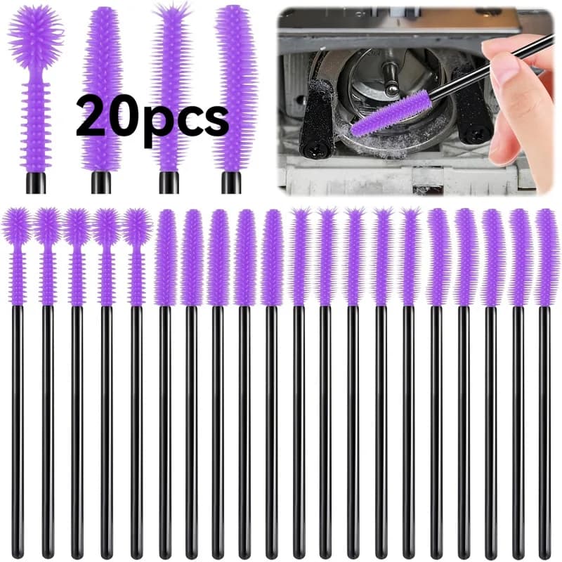 20-piece reusable sewing machine cleaning brush set, for the inside of the coil area, which reach the cracks and corners difficult to reach