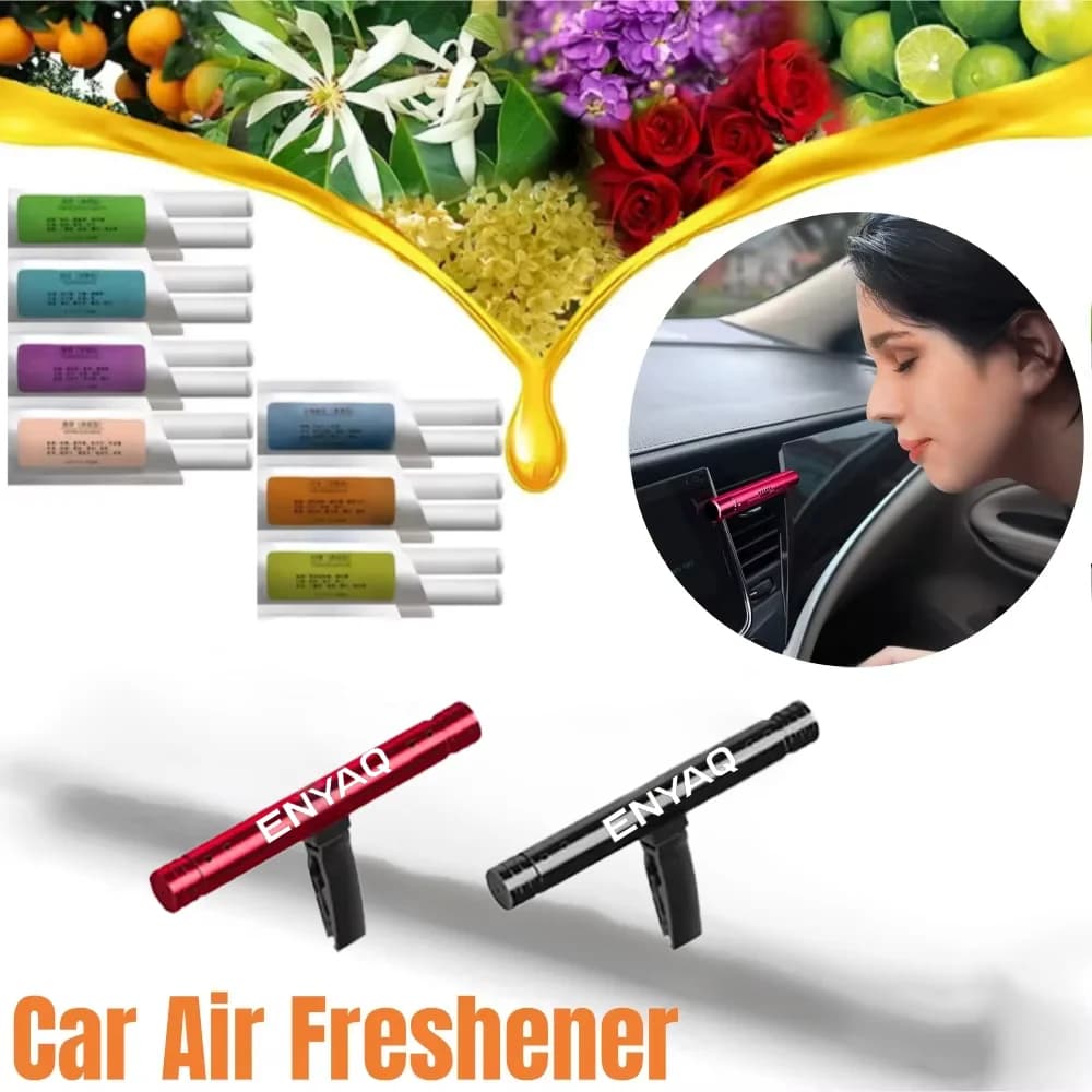 Auto Personalized fragrance For Skoda Enyaq Vent Clip Cylindrical Aromatherapy Stick Decorating Car Exit Air Perfume Stick Deodorant