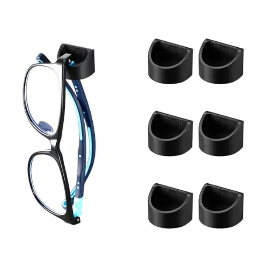 Organizzatore per Occhiali da Sole (Confezione da 6), Porta Occhiali e Porta Occhiali da Lettura Portaocchiali da Sole per la Casa
