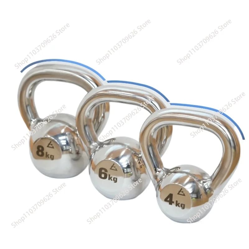 Kettlebell rigid stainless steel, fixed weight competition kettlebell