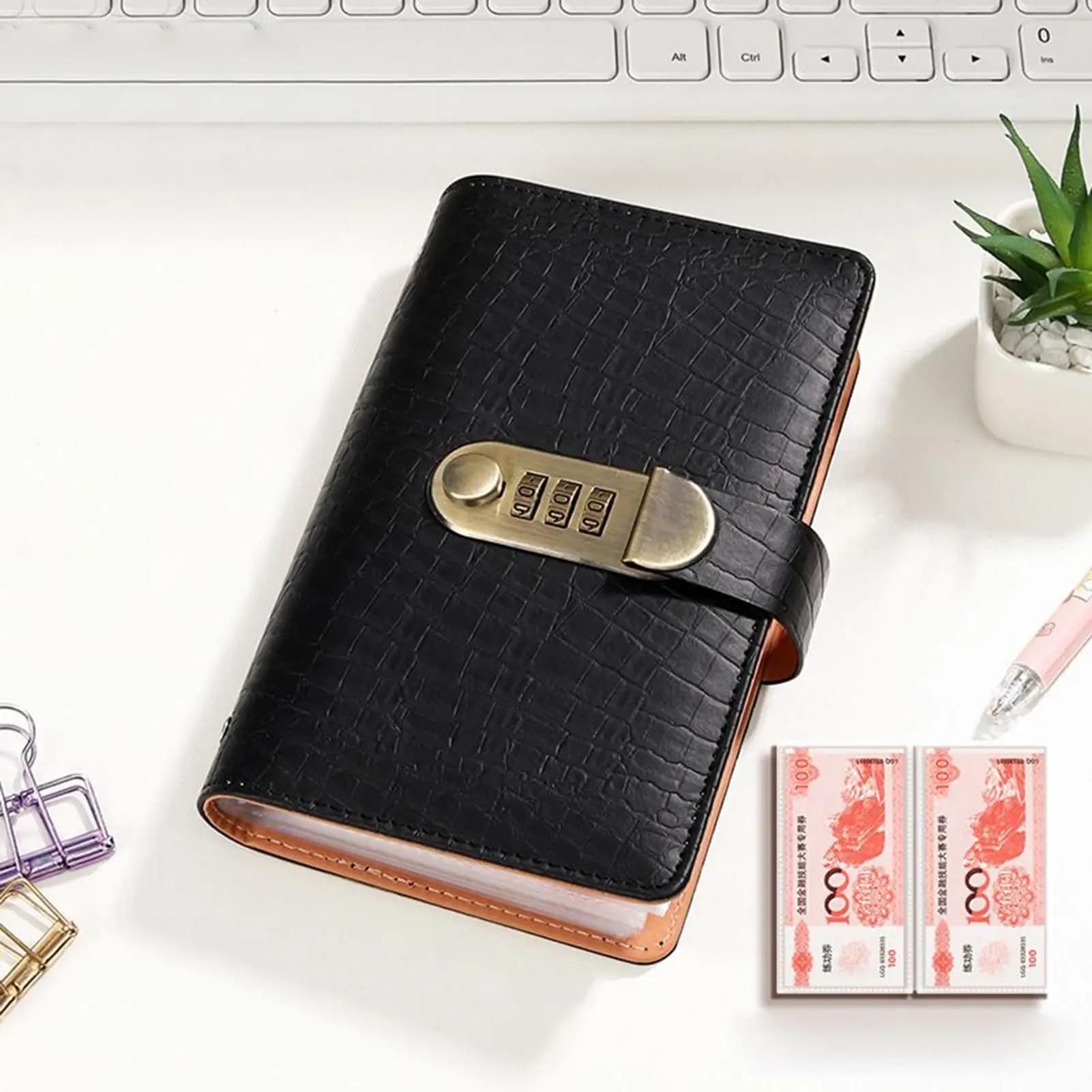 Saving Challenge Book Budget Planner Privacy Protection Travel Goal Money Saving Challenge Book With Lock Vintage for Couples