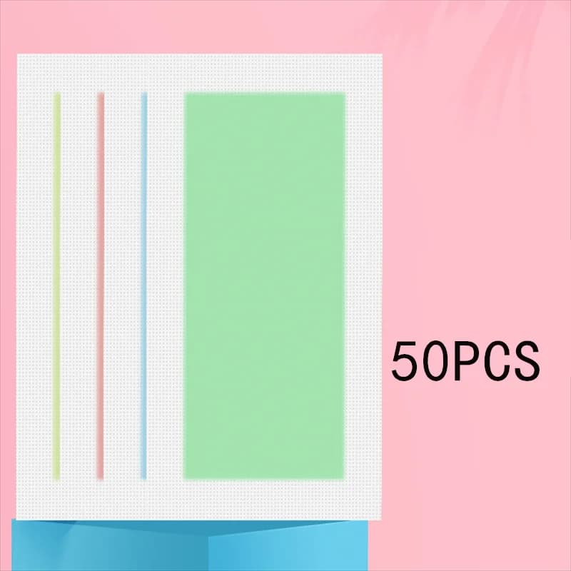 5/10/20/50 Lenzuola Verde Professionale Depilazione Strisce di Cera Depilazione Carta Cera Double Sided Per Bikini Gamba Corpo Viso Utile