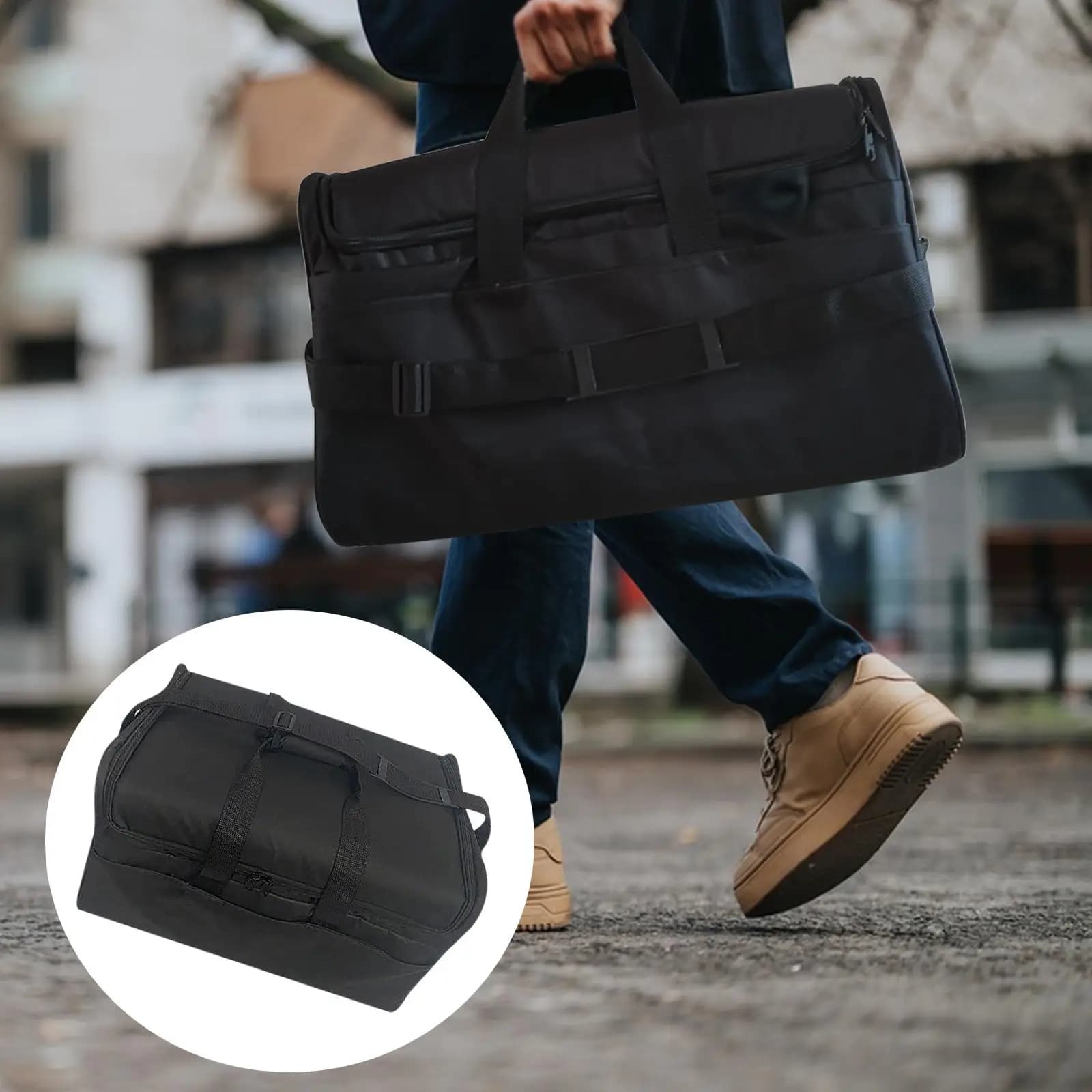 Borsa per Cajon in Tessuto Oxford Imbottita, Zaino per Conservazione e Trasporto di Cajon Elettronico
