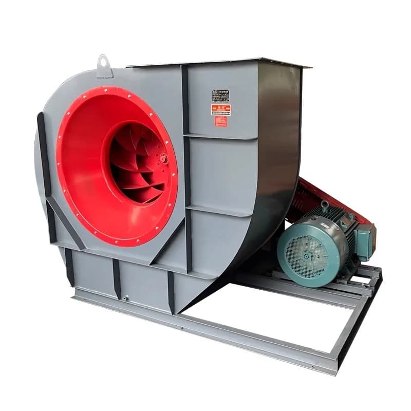 4-72 ventilatore centrifugo industriale 380v ventola di ventilazione per rimozione polvere a prova di esplosione ad alta potenza resistente alle alte temperature