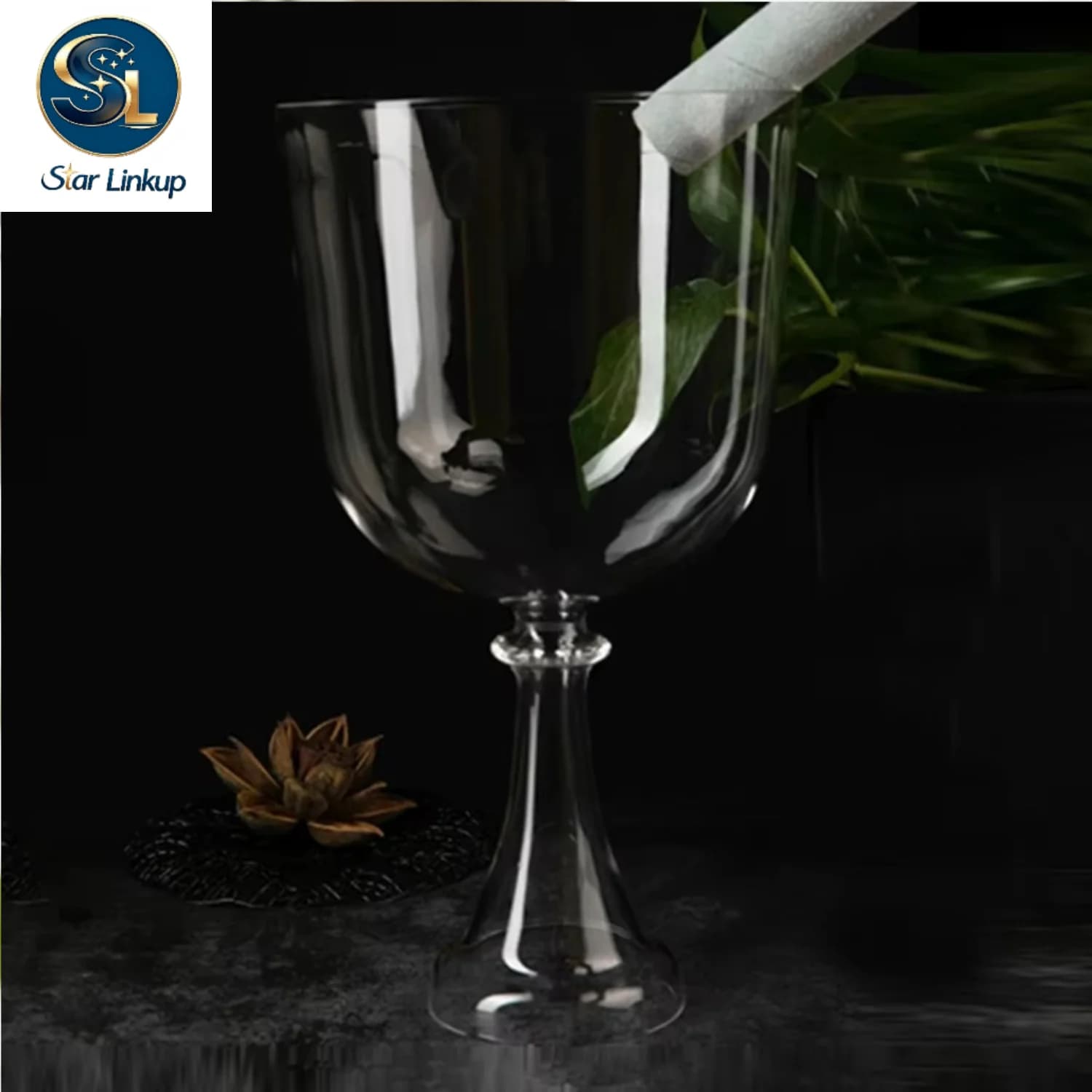 STAR LINKUP 5-6.5inch Transparent Quartz Crystal Chalice Singing Bowl Sound Bowl Meditation Yoga Tibetan Singing Bowl Sound Healing Musical Instrument