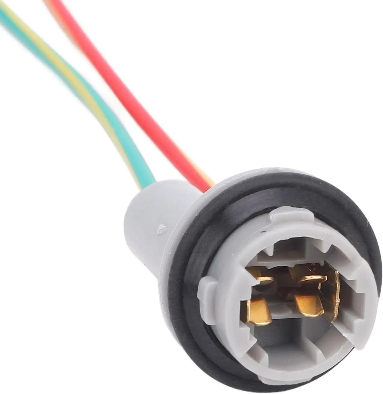 2 pezzi portalampada cablaggio presa connettore 501 W5w T10 portalampada presa precablata lampada alogena a led guarnizione in gomma