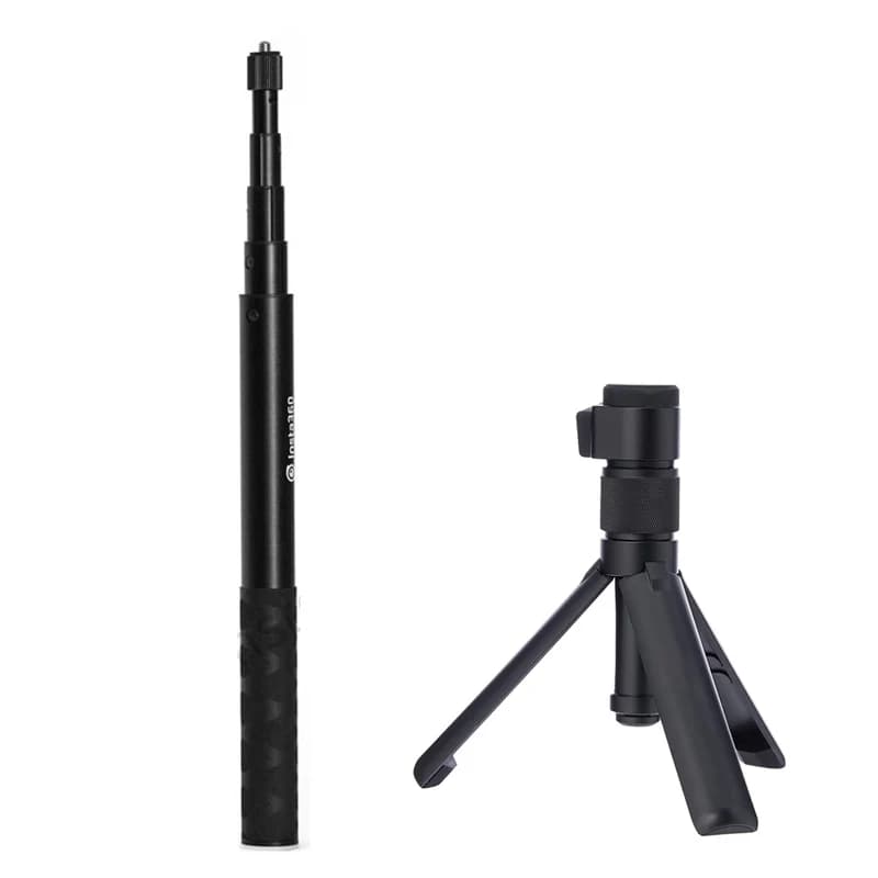 Wholeslae Rotante Bullet Time Invisile per insta360 Selfie Stick Supporto Treppiede Monopiede per 360 X3 One Rs GoPro Panorami