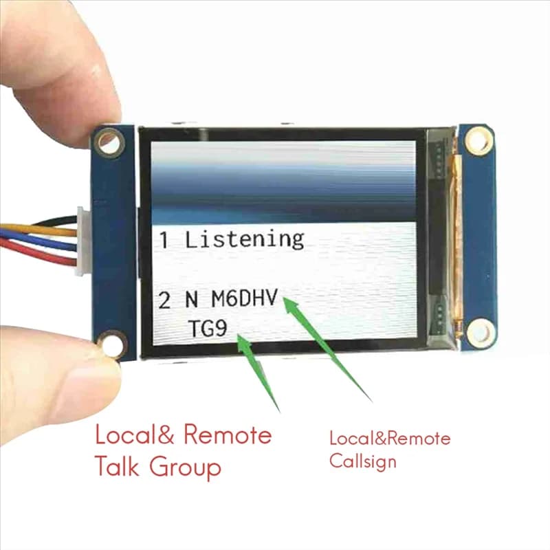 ABJF-2.2 Pollici Schermo TFT Hotspot Nextion Display di Ingresso Per Jumbospot MMDVM Hotspot Board Kit UHF VHF Per Raspberry Pi Zero W