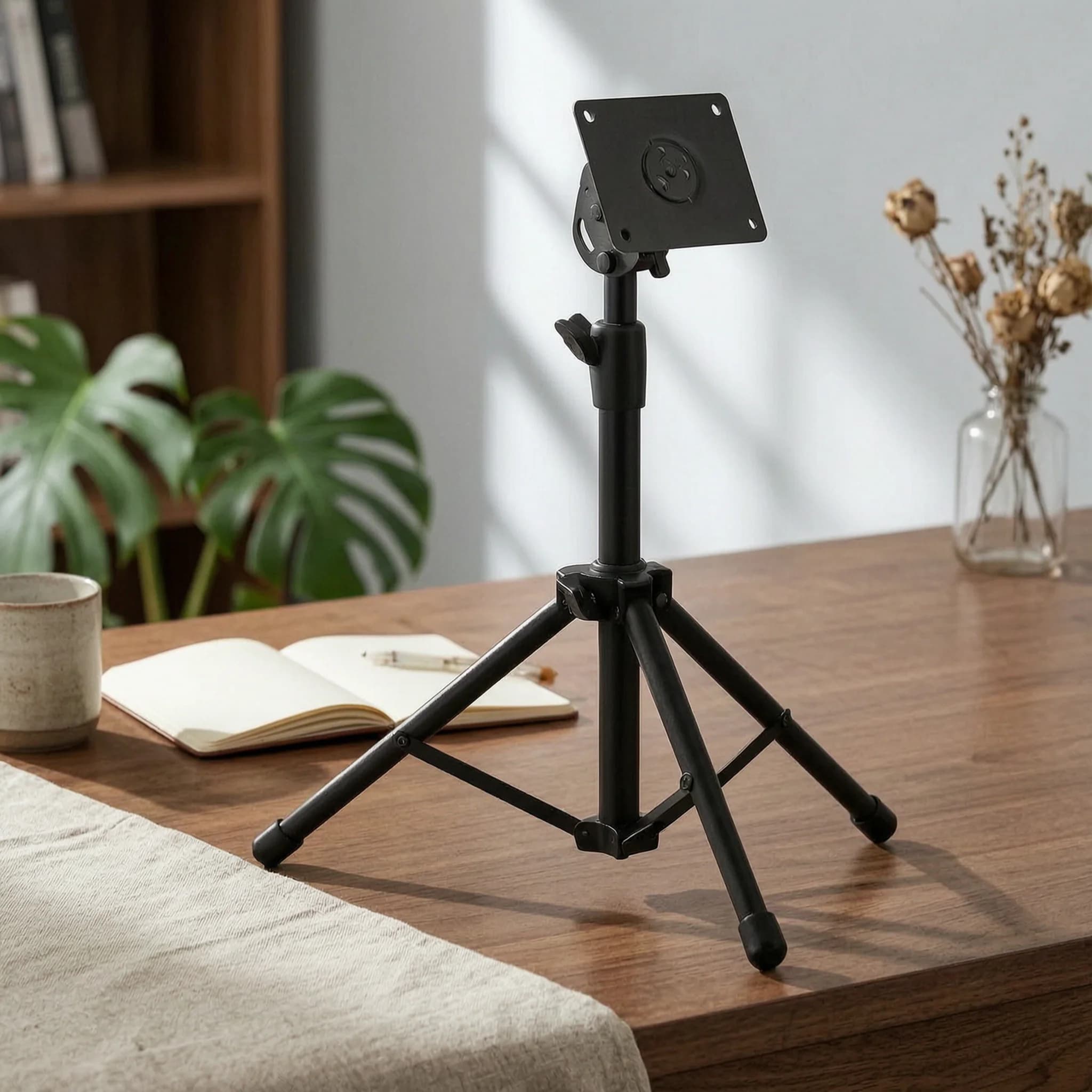 Drum Practice Pad Stand Matte Black Practice Pad Stand Percussion Gear Rubber Feet
