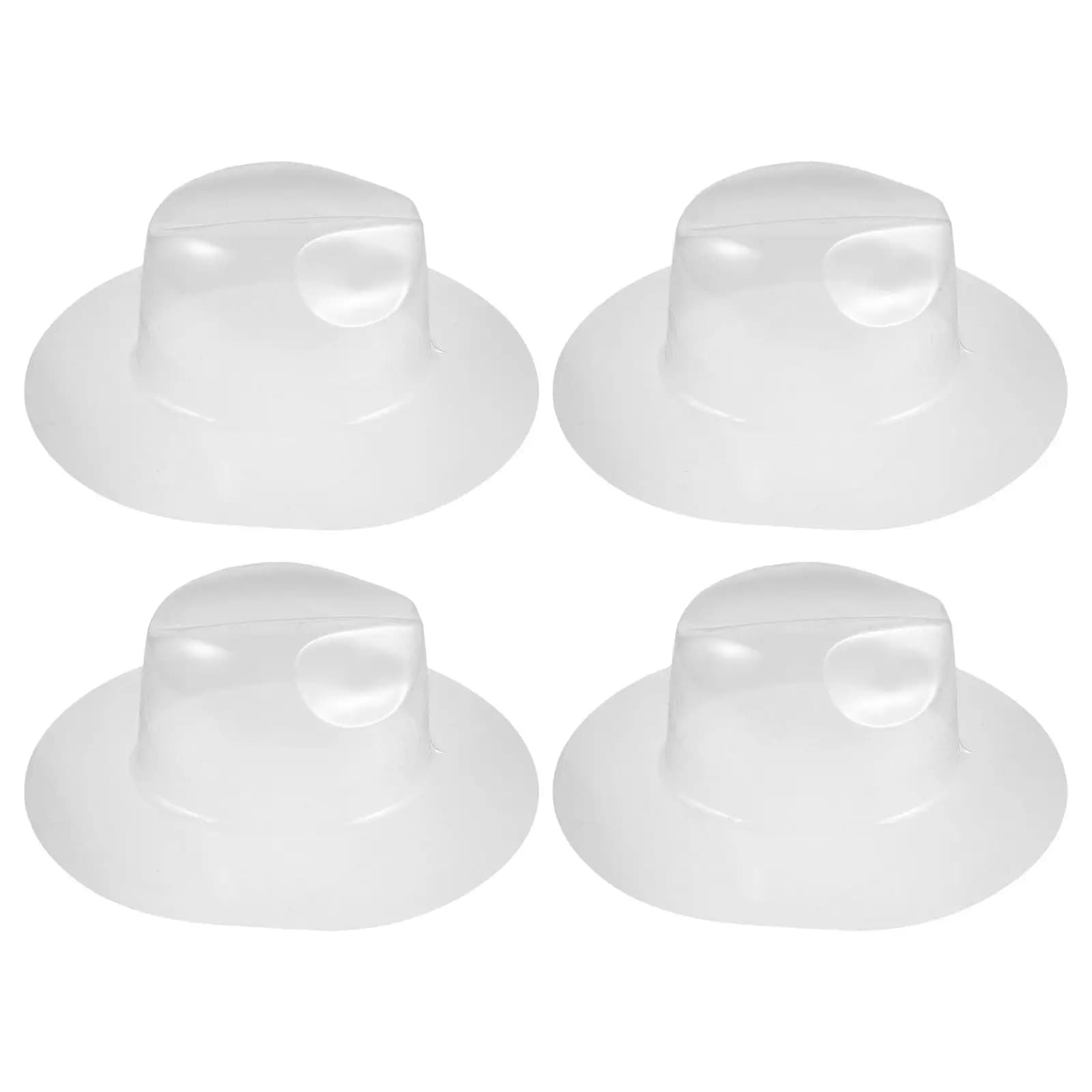 4Pcs Hat Shaper For Cowboy Hats Stand Display Rack Baseball Caps Holder Support for Wide Brim Fedora/Bucket Caps Store Showcase