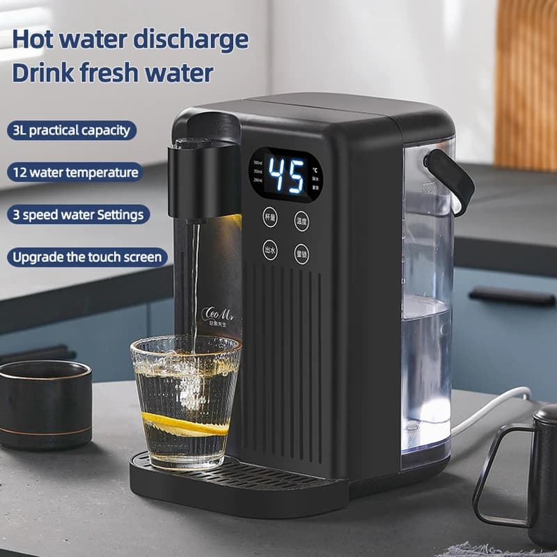 Dispenser Istantaneo di Acqua Calda, Electric kettle, Scaldabiberon, Teapot with Thermal Insulation for Powerful Water and Milk for Newborns
