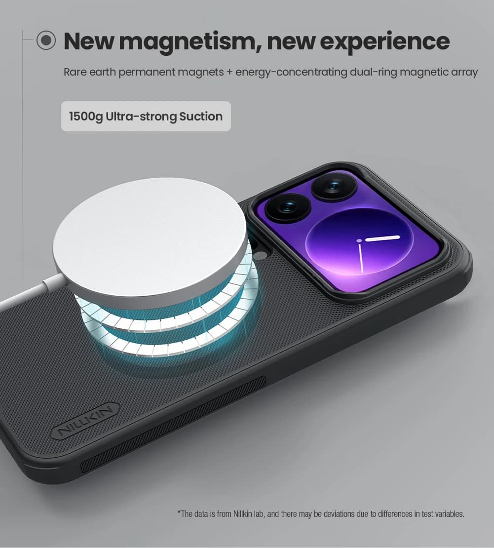 Nillkin per Xiaomi Mi 17 Pro Max / 17 Pro 5G Custodia Magsafe Frosted Hard 360 Magnetic Adapt Matte Cover posteriore completa per Xiaomi 17