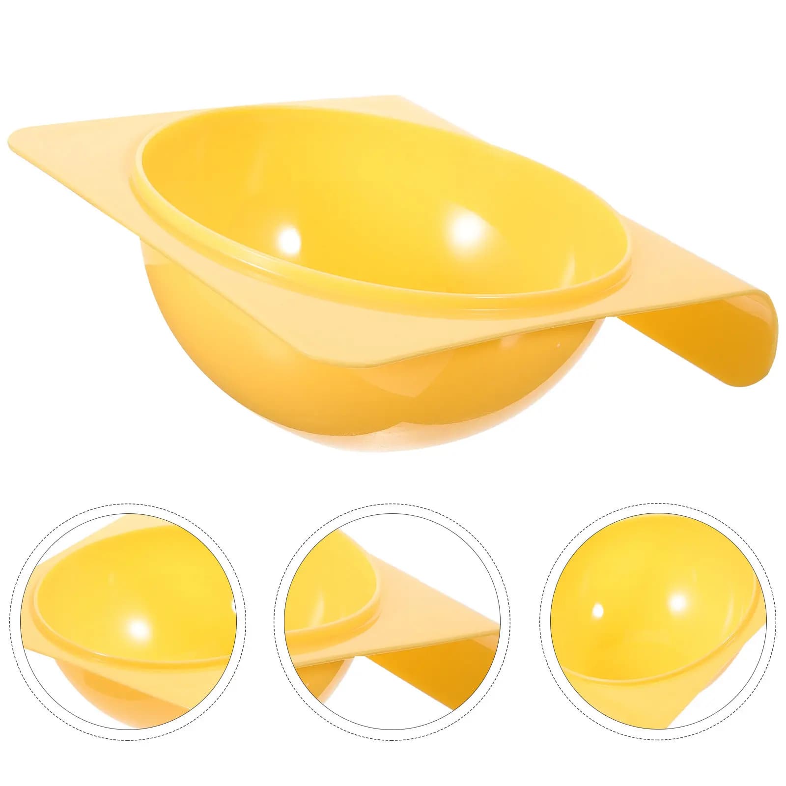 Household Pet Slant Feeding Bowl Lightweight Food Grade Plastic Cat Dog Feeder Stable Bottom Easy Clean Water Bowl