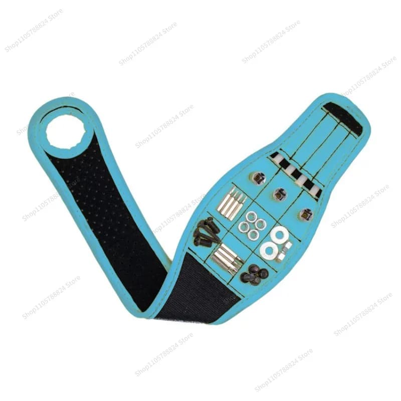 For Five Rows of Magnetic Tools Wrist Strap, Adjustable Velcro Strong Magnet Magnetic Wrist Strap