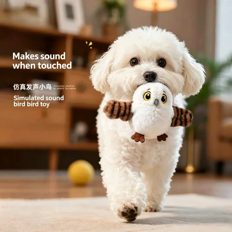 Dog Cat Interactive Ball Toy Automatic Rolling Ball Faux Tail Rechargeable Smart Pet Electric Toy Dog Cat Training Imitate Mouse