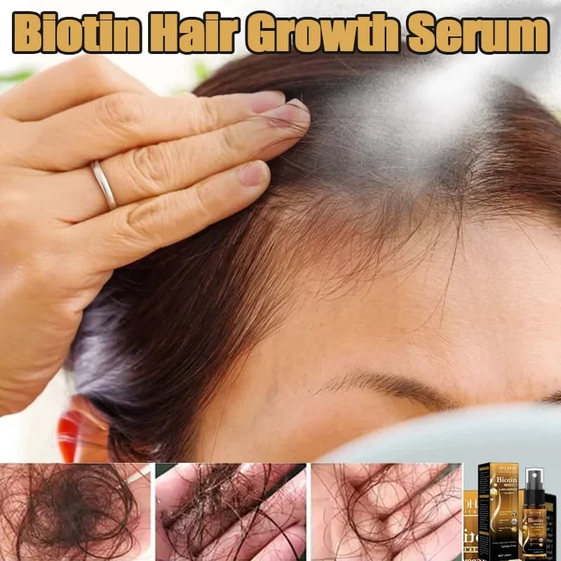 3RD Biotin Hair Spray For Man Women 20ml Repair Damage Restore Oil Scalp Repair Serum Spray Thicken Hair Health Care