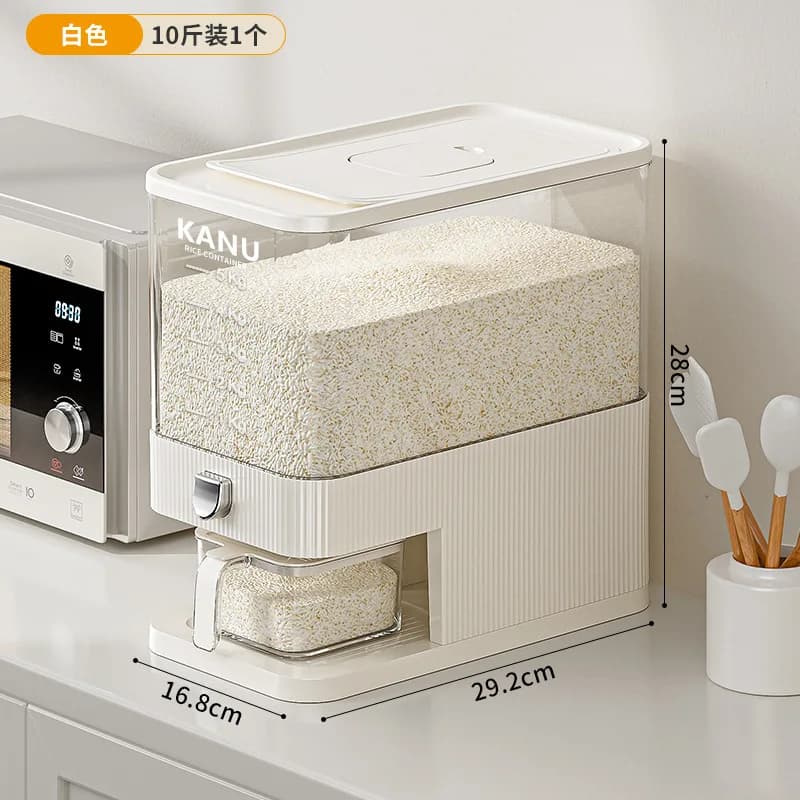 Food-grade pressed rice bucket with insect-proof and moisture-proof sealing