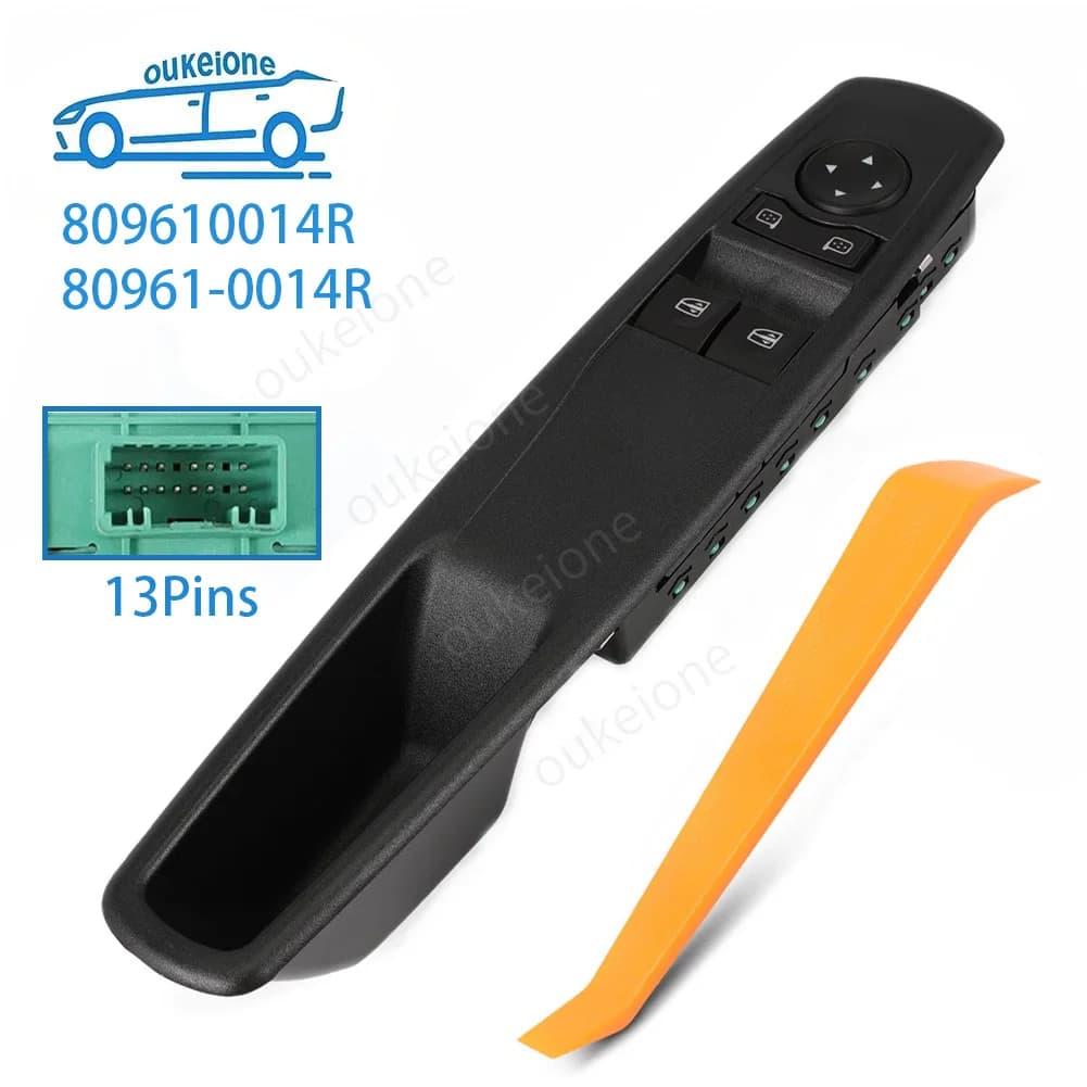 Per Renault Fluence Porta Auto Anteriore Lato Sinistro Finestra di Energia Elettrica Interruttore Sollevatore di Vetro Pulsante di Controllo 809610014R 80961-0014R
