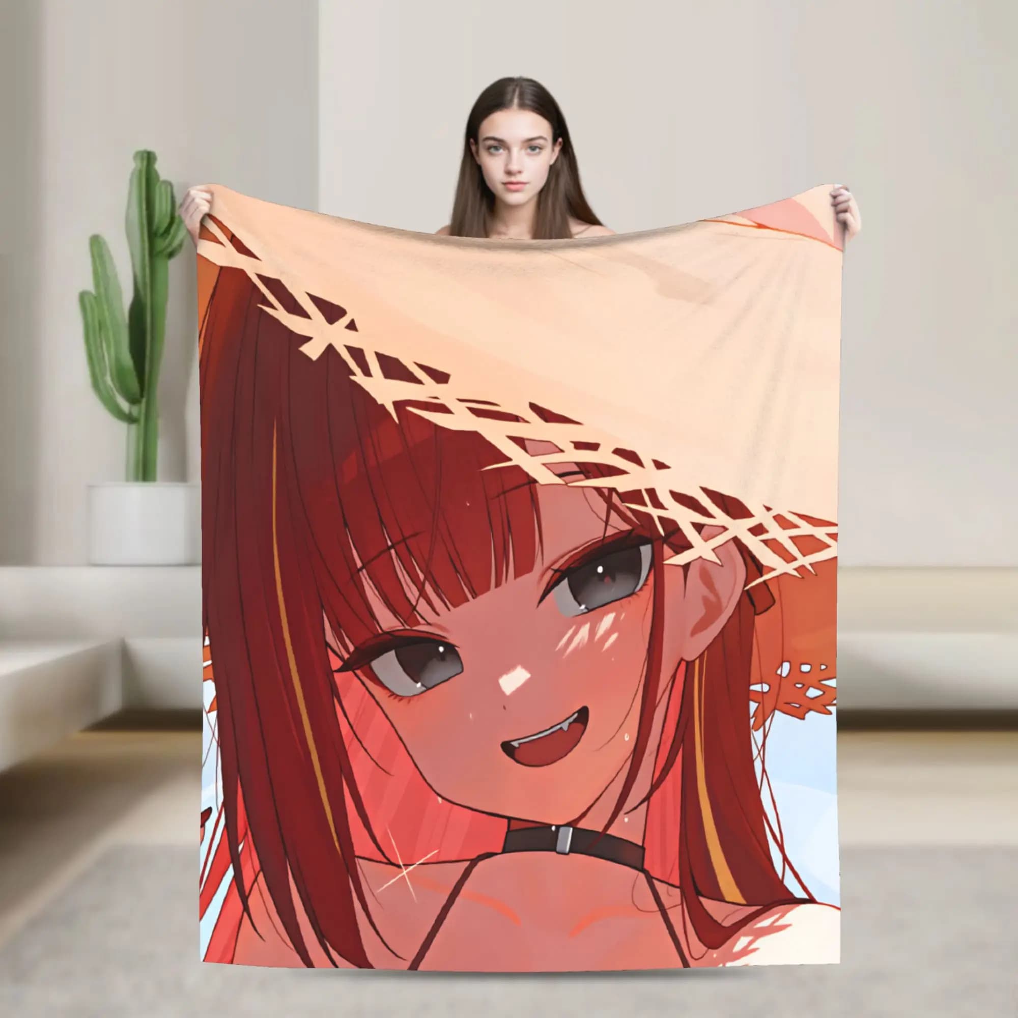 Akane Lize Singer Soft Blanket Travel Office Plush Bedding Throws Print Outdoor Flannel Bedspread Sofa Bed Cover