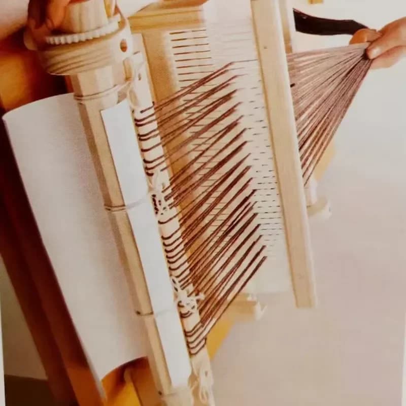 Weaving Rigid Heddle Loom for 50/10 Reeds Fine Yarn Hand Manual