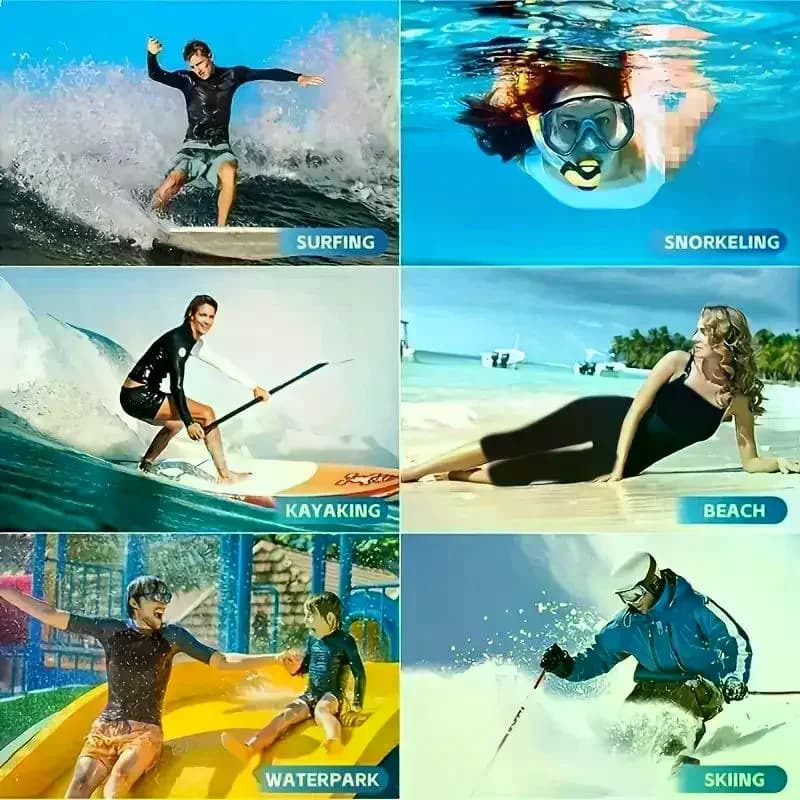 Borsa Impermeabile Resistente per Telefono con Accesso Touch Screen e Chiusura Autosigillante per Nuoto, Snorkeling, Kayak e Canoa